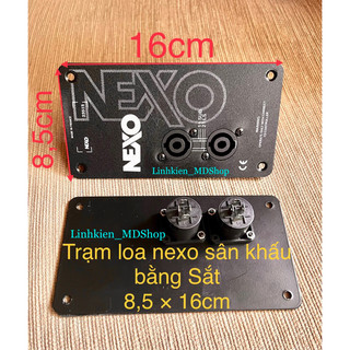 Trạm loa nexo sân khấu bằng nhựa và bằng sắt 8,5 × 16cm - giá bán combo 2 cái