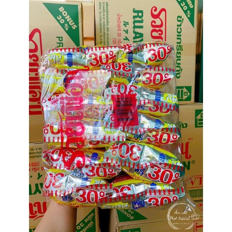 Combo 12 gói bim bim tôm Thái Lan vị Truyền Thống 20g/ Gói, Bim bim tuổi thơ, Đồ ăn vặt,