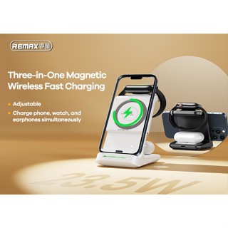 Đế Sạc Không Dây 3 in 1 Sạc Nhanh 23.5 W - Remax RP-W81 - Bảo Hành 12 Tháng Chính Hãng