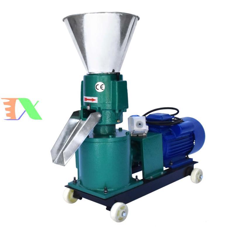 Máy ép cám viên cho Gia súc, Gia cầm, Cá, KL-125, Máy xay nghiền thức ăn đùn viên cám