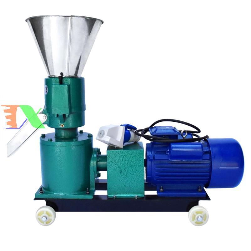 Máy ép cám viên cho Gia súc, Gia cầm, Cá, KL-125, Máy xay nghiền thức ăn đùn viên cám