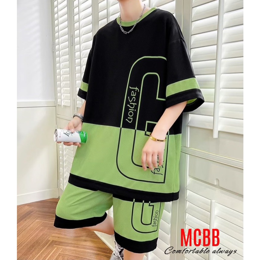 MCBB 9-24 Kg 100% Cotton Bộ Đồ Bé Trai Áo Phông Bé Trai Quần Đùi Short Áo Thun Bộ Cộc Tay Cho Bé Trai Quần Áo Trẻ Em Nam