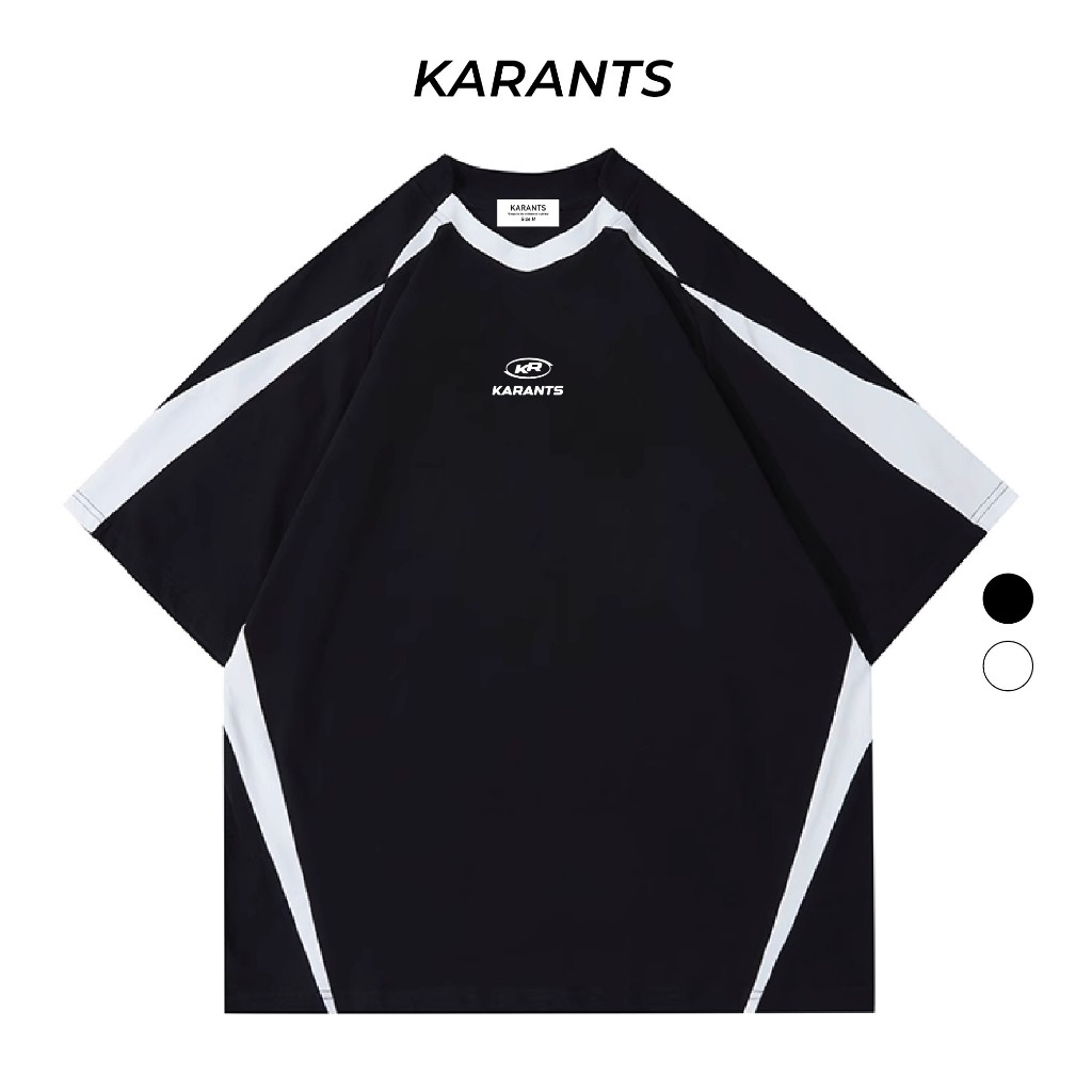 Áo Thun Phối Nhiều Màu Karants Local Brand Streetwear Form Oversize - KR64