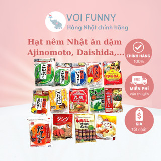   CHÍNH HÃNG  Hạt nêm cho bé ăn dặm Ajinomoto Daishida Kaneshichi Nhật Bản  date 2026  