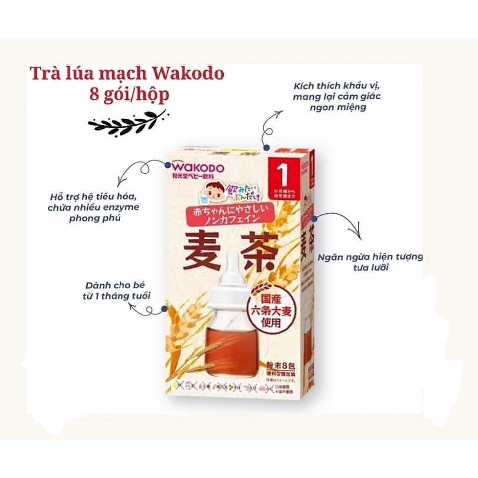 Trà hoa quả Wakodo Nhật Bản cho bé date 7/2024