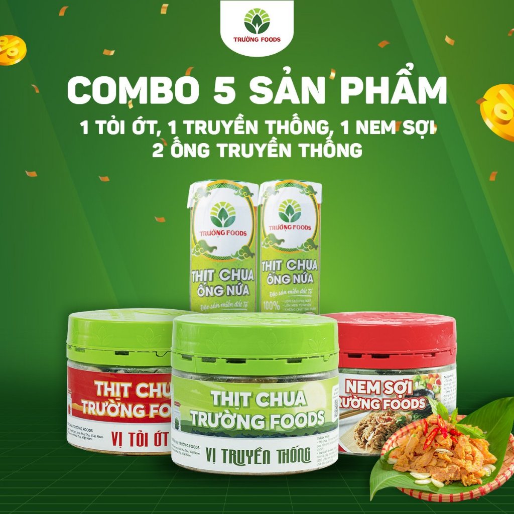 Combo 5 Thịt Chua Trường Foods