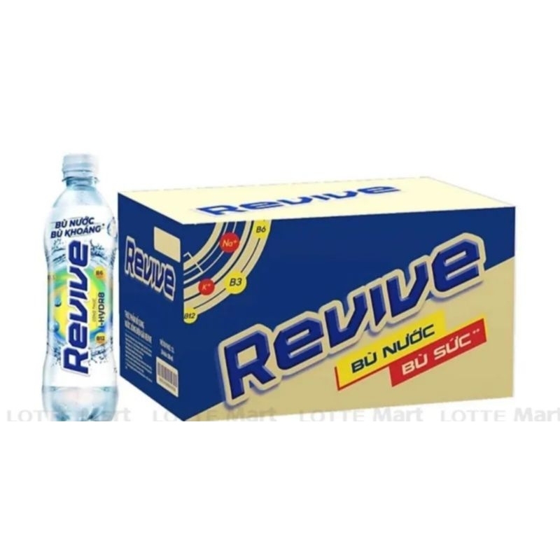 Nước Uống Revive Bù Nước Bù Khoáng Thùng 24 Chai 500ML