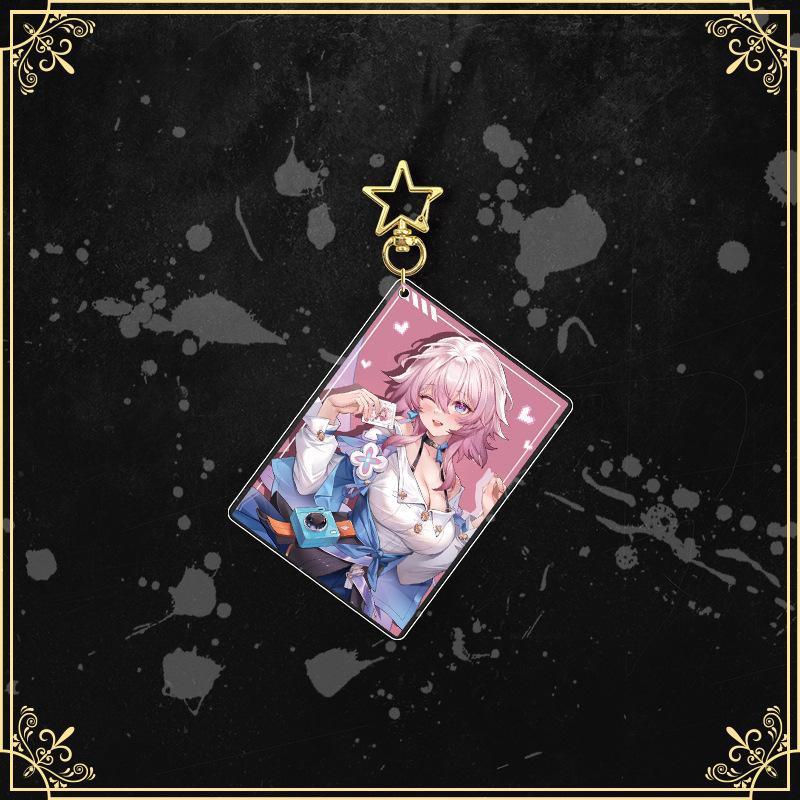 Móc khóa HONKAI IMPACT ver NGÔI SAO in hình game chibi anime mica trong acrylic xinh xắn