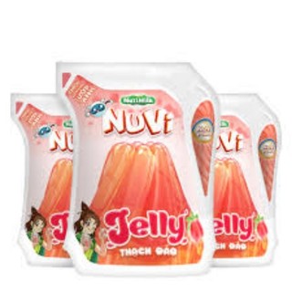 Nước trái cây thạch Nuvi đào 110ml