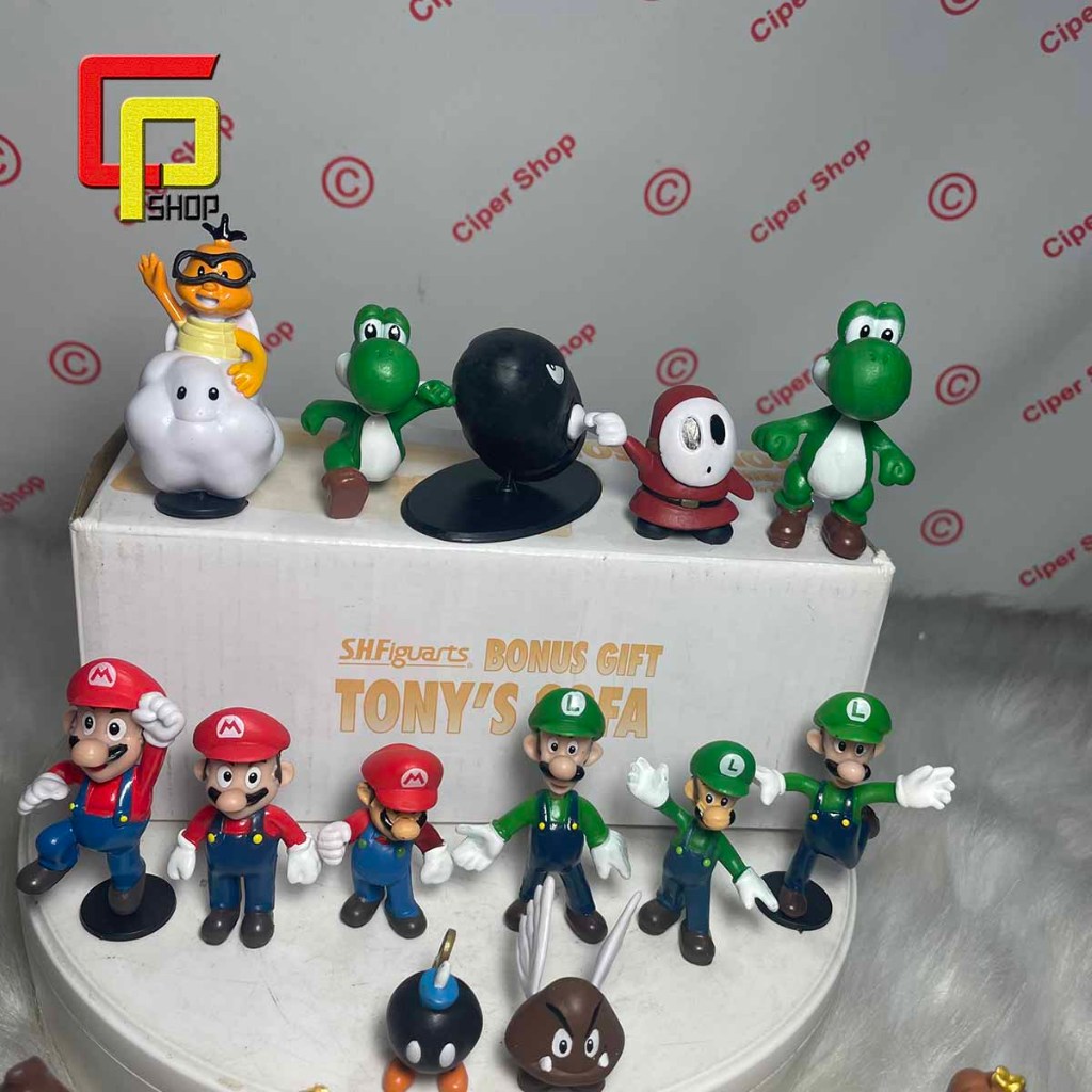 Mô hình nhân vật trong game Mario - Figure Mario bros - Mô hình Mario mini