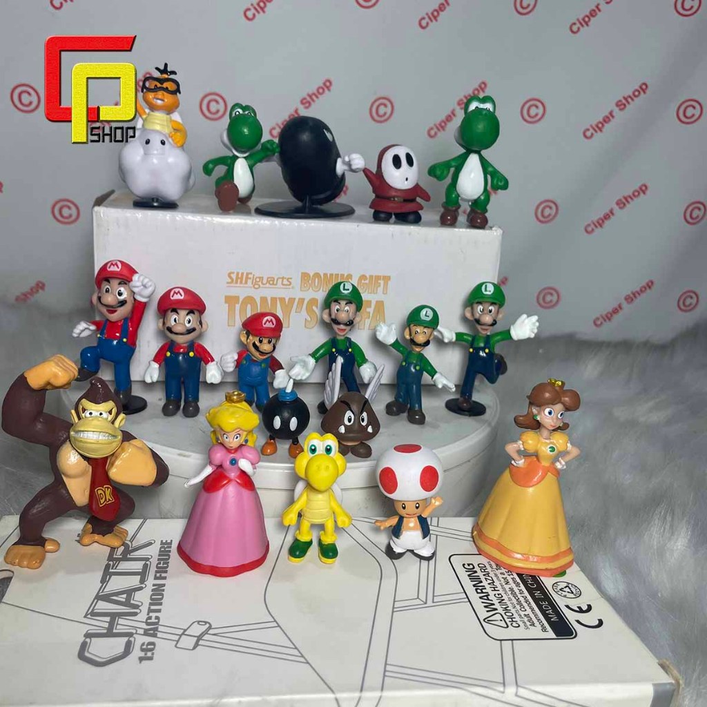 Mô hình nhân vật trong game Mario - Figure Mario bros - Mô hình Mario mini