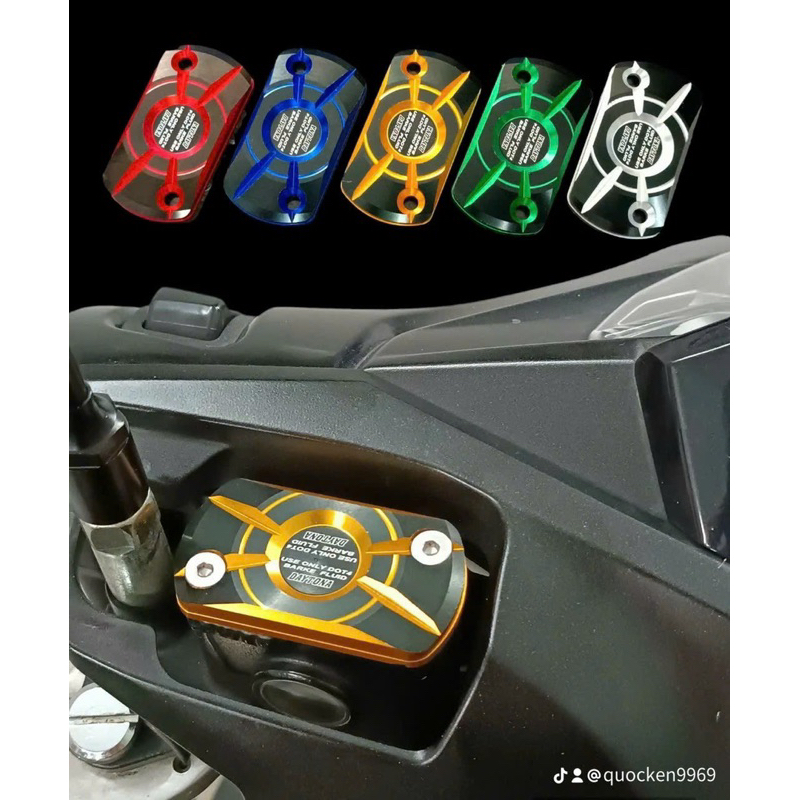 Nắp Dầu Daytona Nhôm CNC Đủ Màu Cho Các Dòng Xe Honda & Yamaha