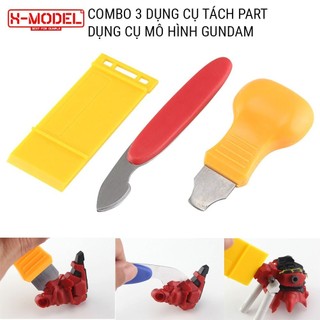 Combo 3 dụng cụ tách part nhựa mô hình Gundam Bandai chuyên dùng tách part khi lắp ráp mô hình đồ chơi Anime MiNO Gundam
