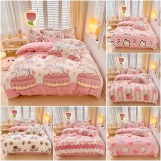 Bộ chăn ga gối nỉ nhung tuyết sữa cao cấp sét chăn ga gối nỉ nhung 4 món mềm mịn không rụng lông đủ kích thước
