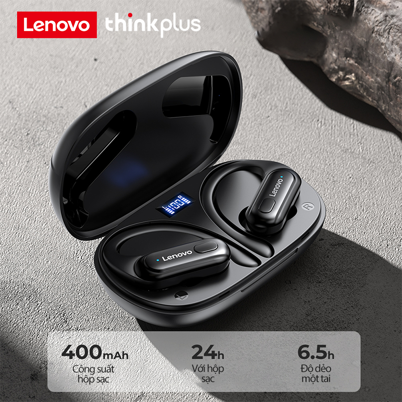 Lenovo Thinkplus XT60 Tai Nghe Bluetooth Không Dây Thể Thao Chống Nước Có Mic Tai Nghe