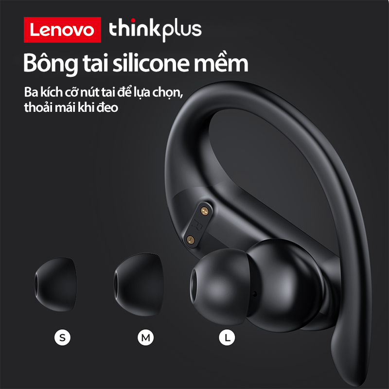 Lenovo Thinkplus XT60 Tai Nghe Bluetooth Không Dây Thể Thao Chống Nước Có Mic Tai Nghe