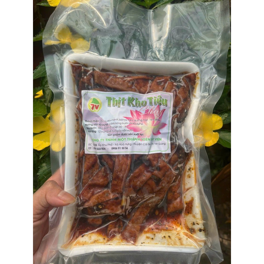 Thịt Kho Tiêu Chay Bảy Viên 500g [ Hàng Lạnh Giao HCM ]