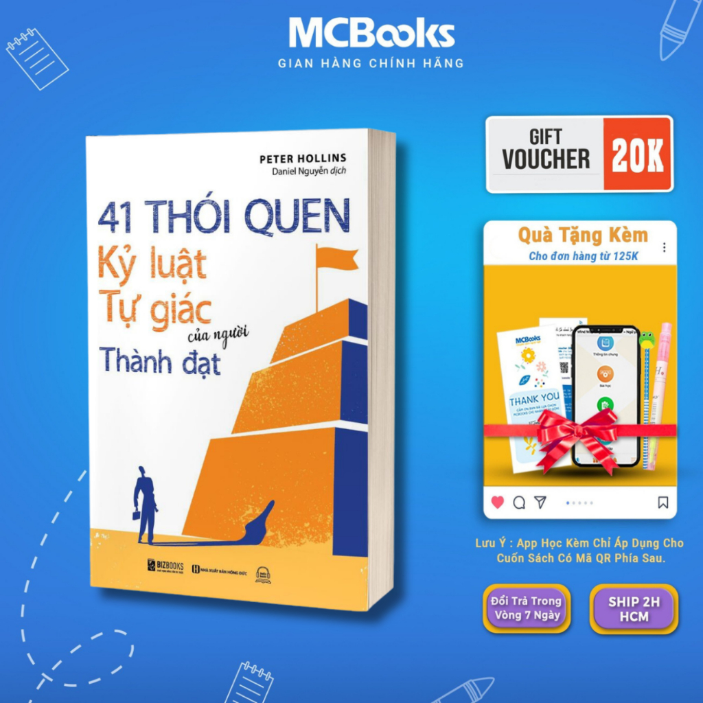 Sách - 41 Thói Quen Kỷ Luật Tự Giác Của Người Thành Đạt - MCBooks