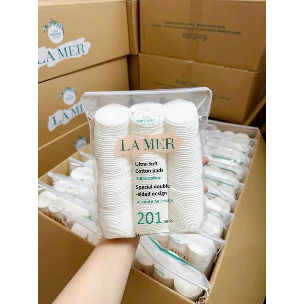 Bông tẩy trang cotton La Mer 60-120-201 miếng