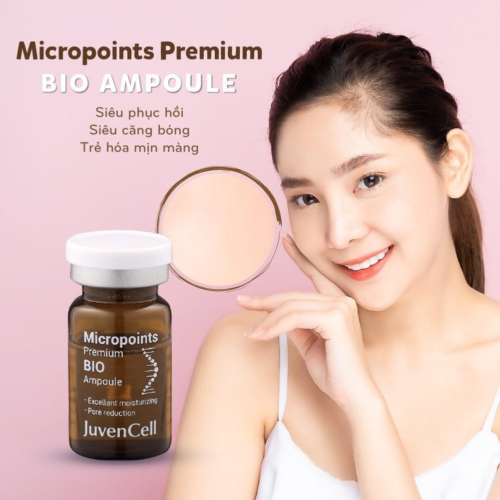 Tế Bào Gốc Nhau Thai Phục Hồi Da Cao Cấp Micropoints Premium BIO Ampoule Juvencell