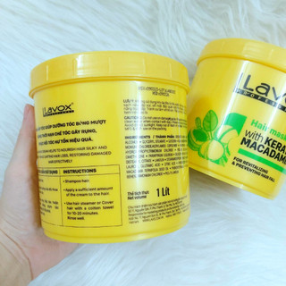 Hấp Ủ Tóc Lavox Vàng 1000ml - Sản Phẩm Dưỡng Tóc