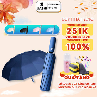 Ô dù che mưa JIASHI Gấp Gọn Tự động Bật mở Phủ lớp Chống Tia UV Che mưa Che Nắng Ngoài Trời Cầm Tay Tự Động - OCM01