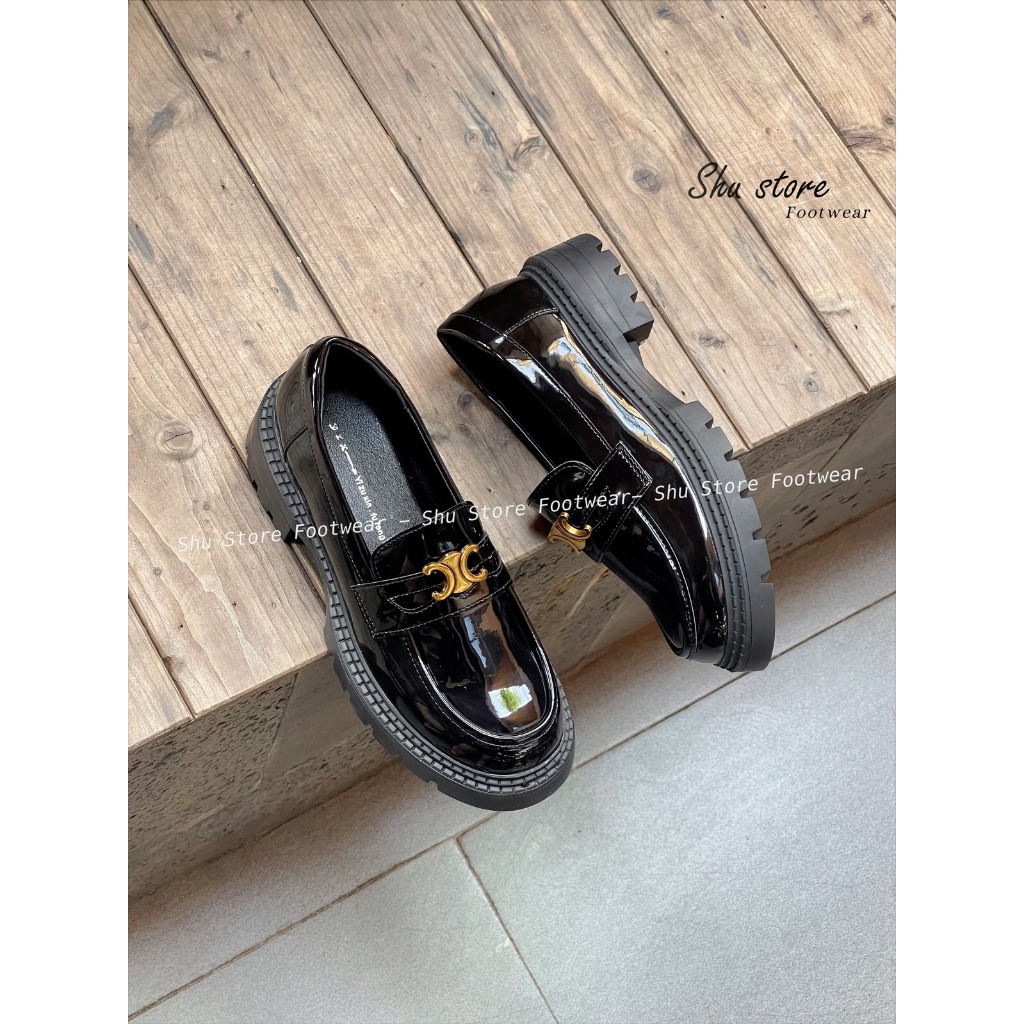 Giày nữ Shu Store giày Mary Jane đế đúc cao 5cm thời trang phong cách ulzzang đi học đi chơi da mềm êm