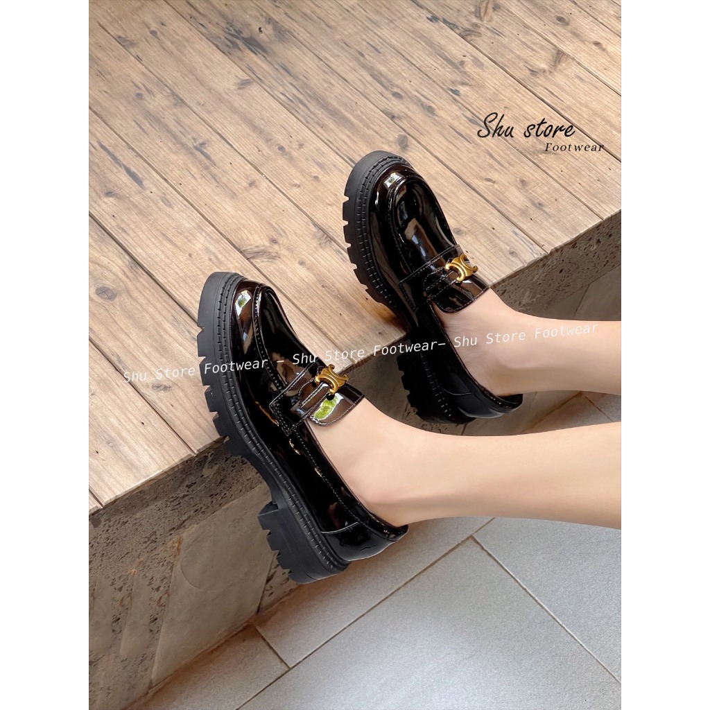 Giày nữ Shu Store giày Mary Jane đế đúc cao 5cm thời trang phong cách ulzzang đi học đi chơi da mềm êm