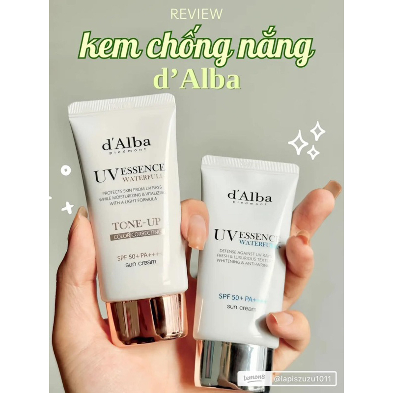 Kem chống nắng D'ALBA -50ml