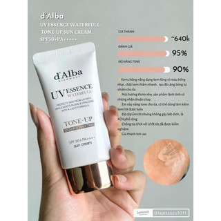 Kem chống nắng D'ALBA -50ml