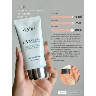 Kem chống nắng D'ALBA -50ml