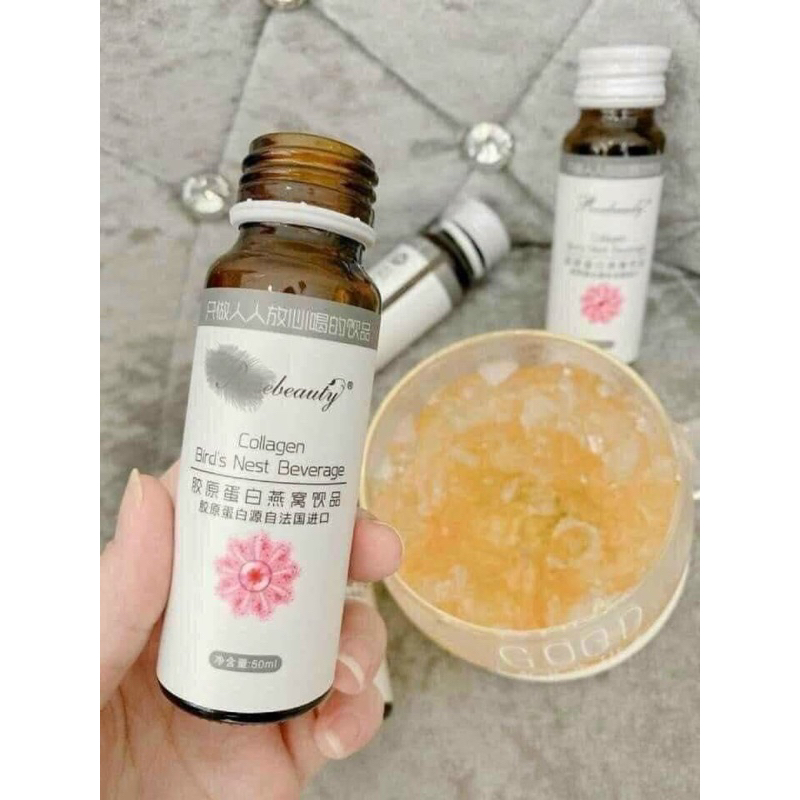 1 Hộp bao gồm 8 chai Collagen Yến Trắng da