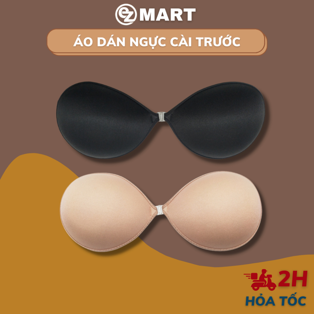 Áo Dán Ngực Không Dây Dán Nâng Ngực Chống Tuột Cài Trước Tạo Khe Siêu Dính EZMART