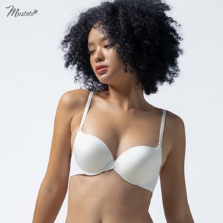  Áo Lót Nữ Trơn Nâng Ngực Có Gọng Mút Vừa 2cm Bra Hop Trắng (Mustoto MA26)