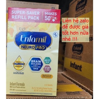 Enfamil giấy 💙💜💚 Neuro Pro Hộp Giấy Vàng 890g (mẫu mới) - Mỹ