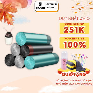 Túi đựng rác có dây rút JIASHI tiện ích sử dụng size 45x50cm sinh học thân thiện môi trường 15 túi/ 1 cuộn TDR01