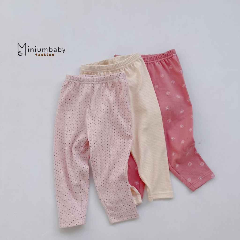 Bộ đồ dài tay quần dài thu đông cho bé gái chất liệu 100% cotton bé mặc đi học đi choi miniumbabyfashion SB1625