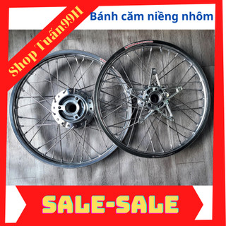 Bánh căm Crom niềng nhôm Thailad dành cho Raider, Satria 150 full lòng đĩa trước