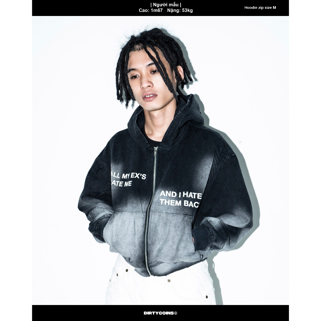 Áo Khoác  Denim Hoodie