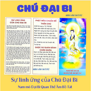 Chú Đại Bi, Chú Chuẩn Đề, Chú Dược Sư, Giấy Tốt Kích Thước A5