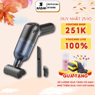 Máy hút bụi cầm tay mini không dây JIASHI, hút bụi giường, ô tô lực hút siêu mạnh 20.000PA bảo hành 12 tháng MHB01