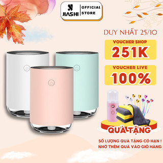 Máy phun sương mini Jiashi tạo độ ẩm xông tinh dầu có đèn LED 3 màu - MPS02