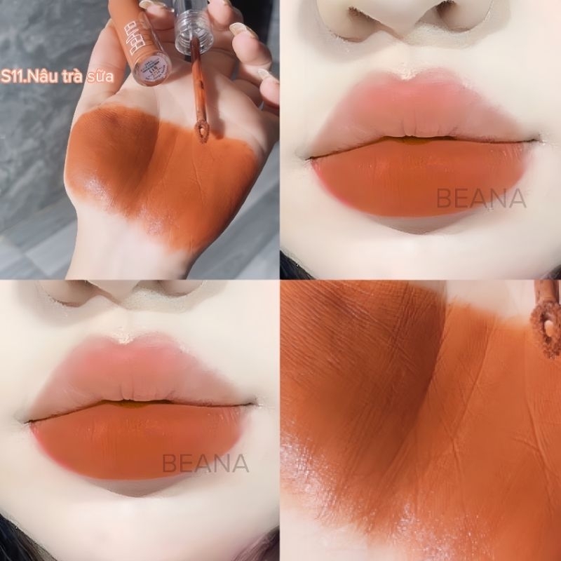 Son nâu trà sữa son nâu cam trà sữa, son nâu tây nude, son nâu sữa, son tone tây, son nâu lạnh, son chính hãng son BeAna