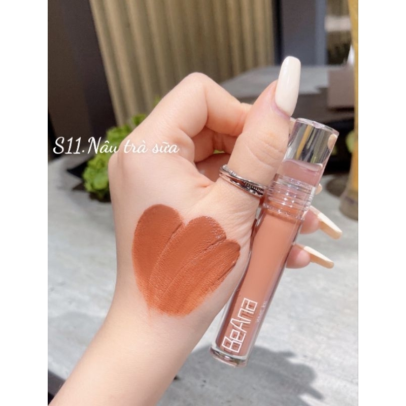 Son nâu trà sữa son nâu cam trà sữa, son nâu tây nude, son nâu sữa, son tone tây, son nâu lạnh, son chính hãng son BeAna