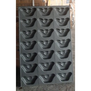 Khay nướng bánh hình thỏi vàng , kích thước 40x60