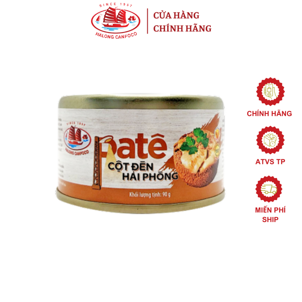 Patê Cột Đèn Hải Phòng 90G - Đồ Hộp Hạ Long