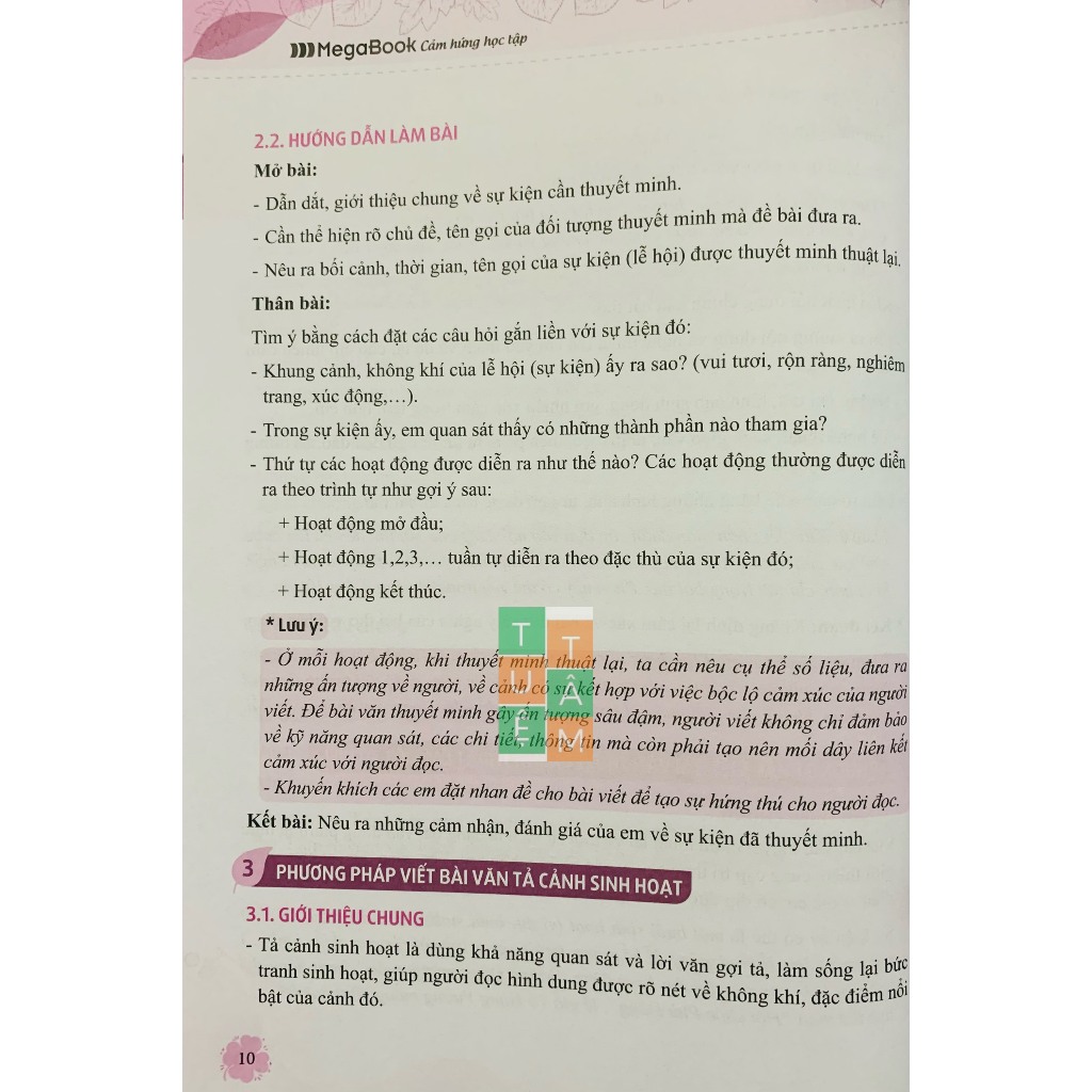 Sách - Giúp em viết bài và đoạn bài văn hay Ngữ Văn 6