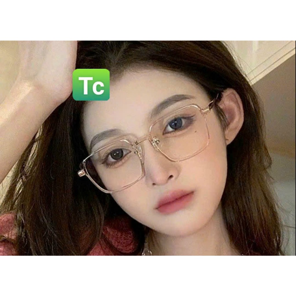 Kính mắt Chống Ánh Sáng Xanh gọng sắt phong cách retro PVN279
