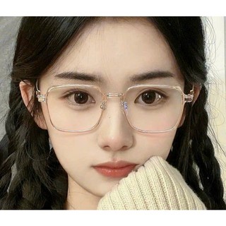 Kính mắt Chống Ánh Sáng Xanh gọng sắt phong cách retro D2-279