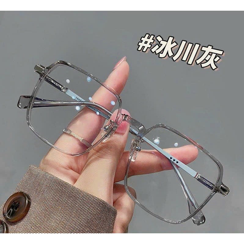 Kính mắt Chống Ánh Sáng Xanh gọng sắt phong cách retro PVN279